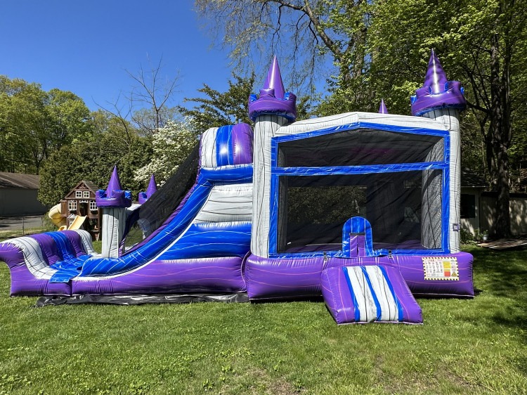 Frost Palace Bounce House Dual Lane slide (Dry Unit) Frost Palace Bounce House Dual Lane slide (Dry Unit)