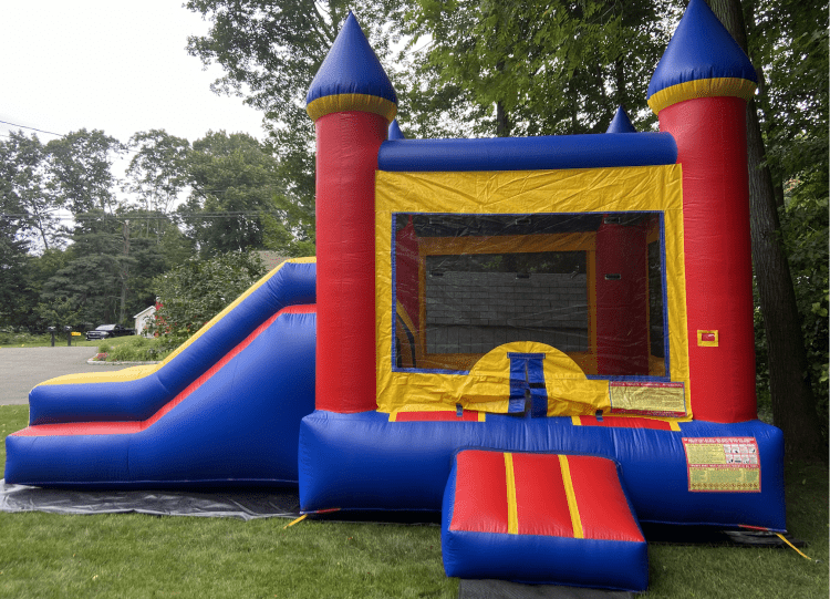 Bounce houses with slide
